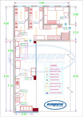 Commercial kitchen layout plan in Goa