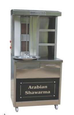 Shawarma Machine with Drawer and Space for Cylinder