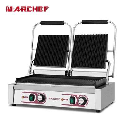 Double Commercial Sandwich Grill